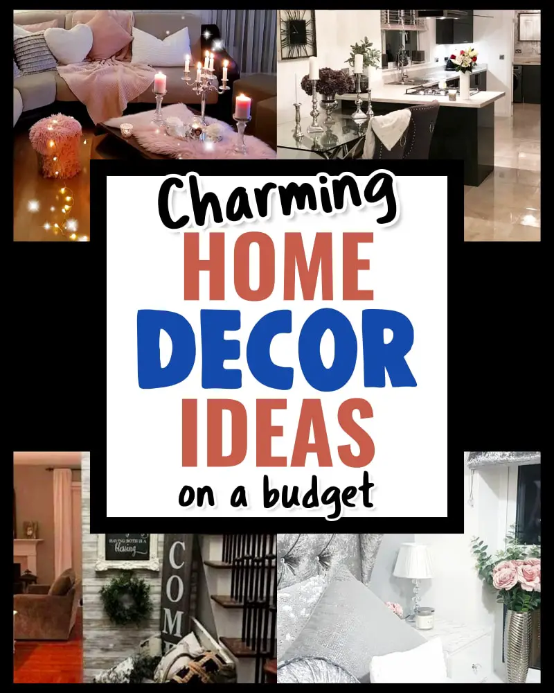 Charming home decor ideas for the living room, office, kitchen, bathroom, bedroom and more - vintage cottage, farmhouse, TikTok decorating trends and more small home home decor ideas on a budget - grey living rooms, blush pink bedrooms,  small living room ideas interior diy home decor ideas