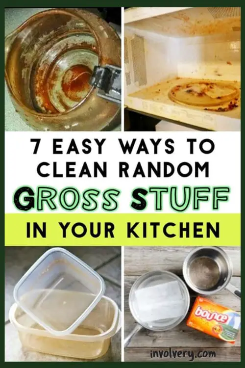 Messy Kitchen?  Try these EASY kitchen cleaning tips and tricks in YOUR home - these clever cleaning hacks really work!