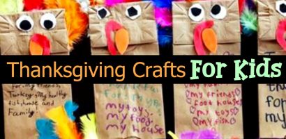 Thanksgiving Arts and Crafts Projects for Kids (fun ideas for Toddlers for Preschool and Pre-K Kids To Make)