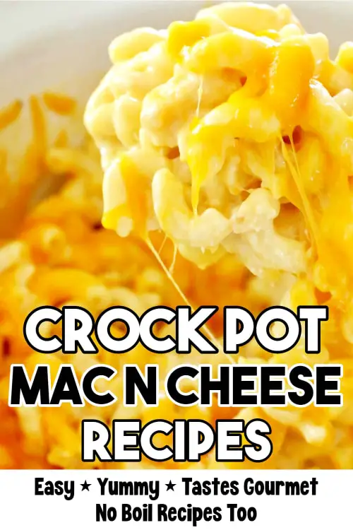 Crock pot mac n cheese! Crockpot macaroni cheese easy, yummy and quick crock pot mac n cheese recipes - Gourmet mac cheese recipes - best crockpot recipe macaroni cheese gourmet casserole - YUMMY mac & cheese recipe for a crowd or potluck side dish ideas (for Christmas, Thanksgiving, Holidays, Family gatherings, potlucks, Sunday dinners or any weeknight dinner ideas.)