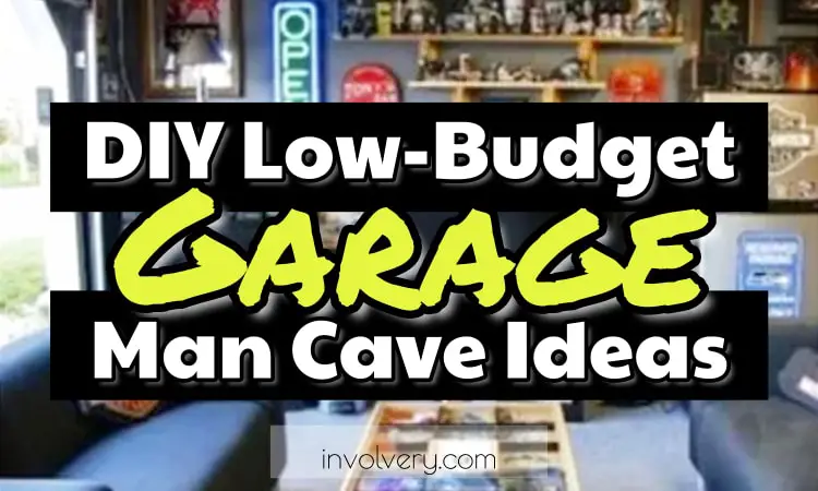 DIY Low Budget Man Cave - Ideas for a cheap man cave in your garage - budget-friendly garage man cave ideas
