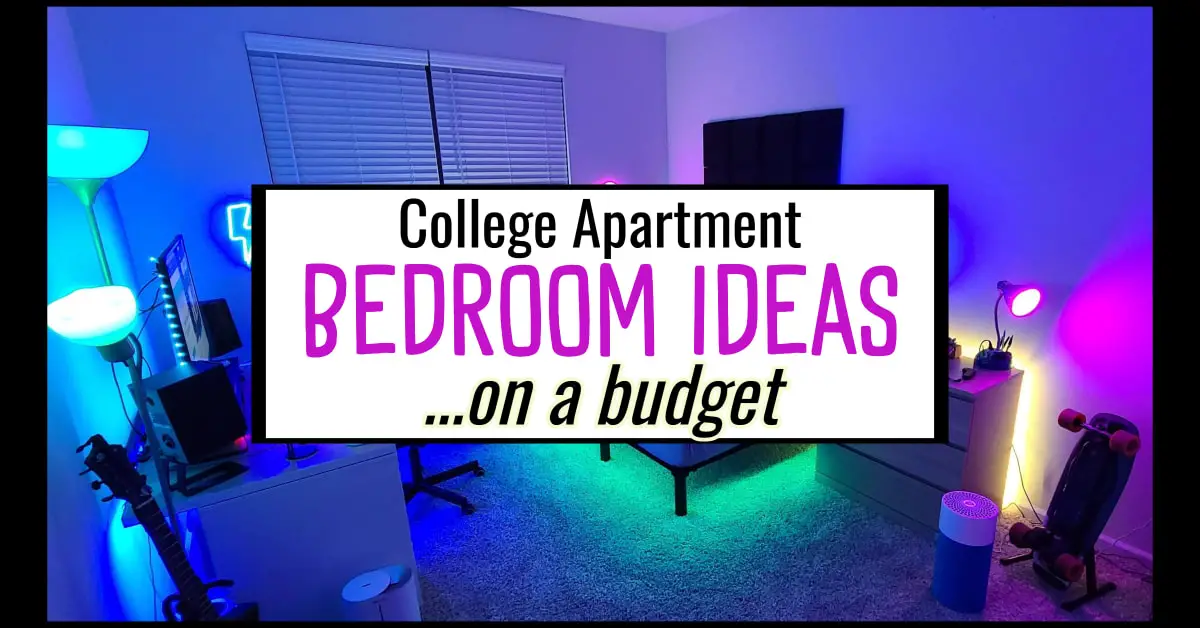 college apartment bedroom decorating ideas on a budget