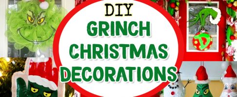 DIY Grinch Christmas Decorations, Ornaments, Decor, Trees and More