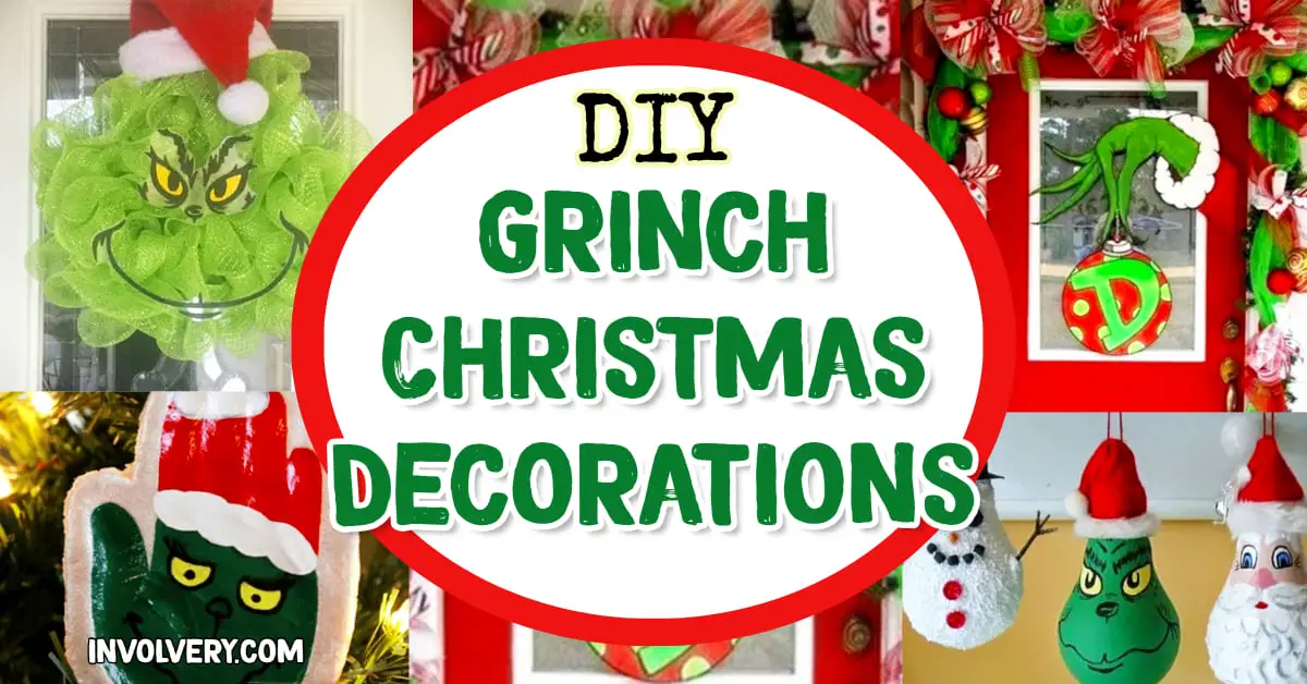 Grinch Christmas Decorations - DIY Grinch Christmas Decor, Ornaments Outdoor Decorations and Grinch Christmas Tree Ideas