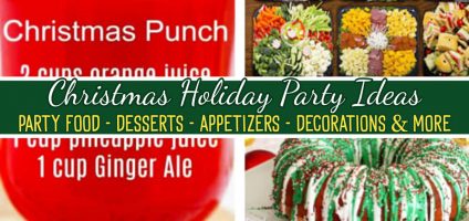Christmas Potluck and Holiday Party Ideas For a Crowd Or Work