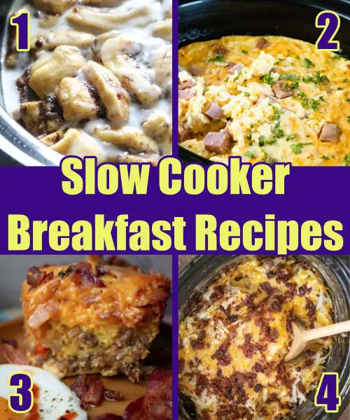 slow cooker breakfast potluck ideas & recipes - crockpot brunch recipes for a crowd