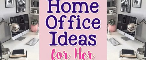 Home Office Ideas For Her-37 Pictures & Decorating Inspo For a Low Budget Work Space