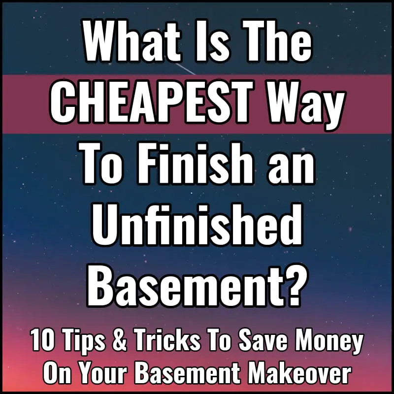 DIY basement remodel on a budget - what is the cheapest way to finish and unfinished basement - cheap small finished basement makeovers, before and after pictures and diy basement renovation ideas