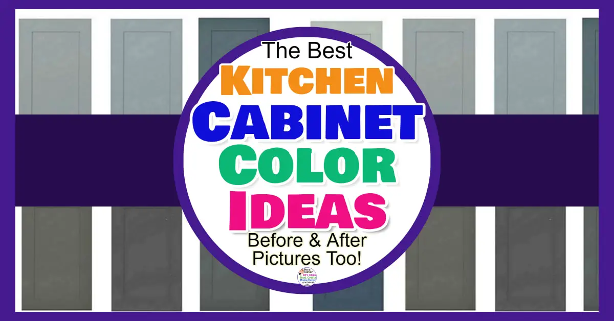 The best kitchen cabinet color ideas to paint your cabinets - before and after pictures too of modern kitchen cabinets, small kitchen ideas and kitchen cabinet color trends. Tagged: grey, wood, paint, green, light, two-toned, popular, orange, chocolate, Sherwin Williams
