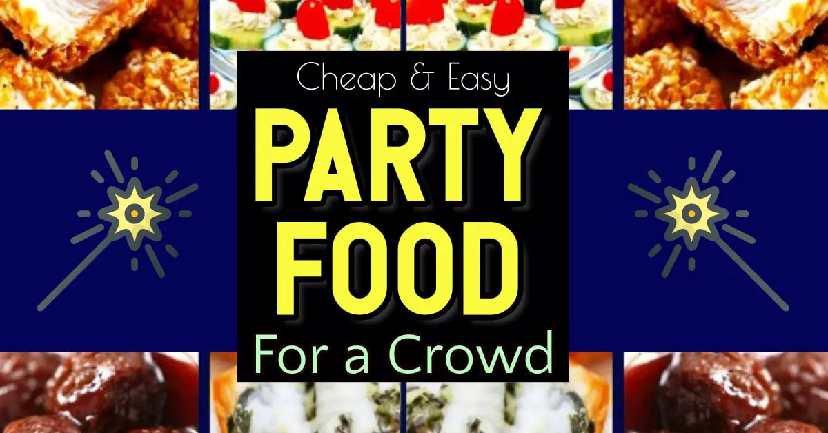Party Foods - Cheap and Easy Party food for a Crowd - Finger Food Ideas For Party - creative cold appetizers too