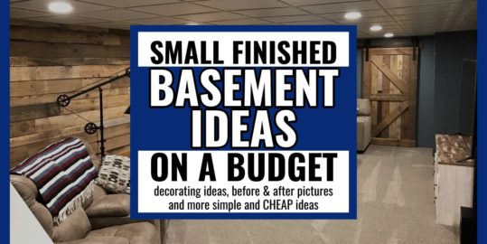 Cheap Basement Makeovers-Small Basement Ideas on a Budget