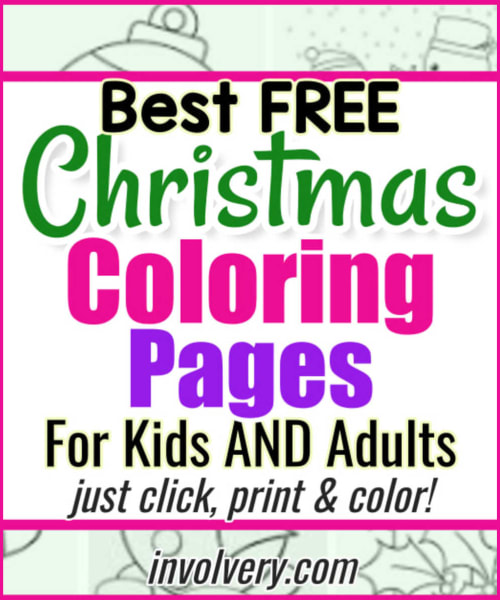 Free Christmas Coloring Pages For Toddlers to Adults. From cute and easy to detailed and full size, there are free printable pdf Christmas coloring pages and coloring sheets in ALL styles and themes.