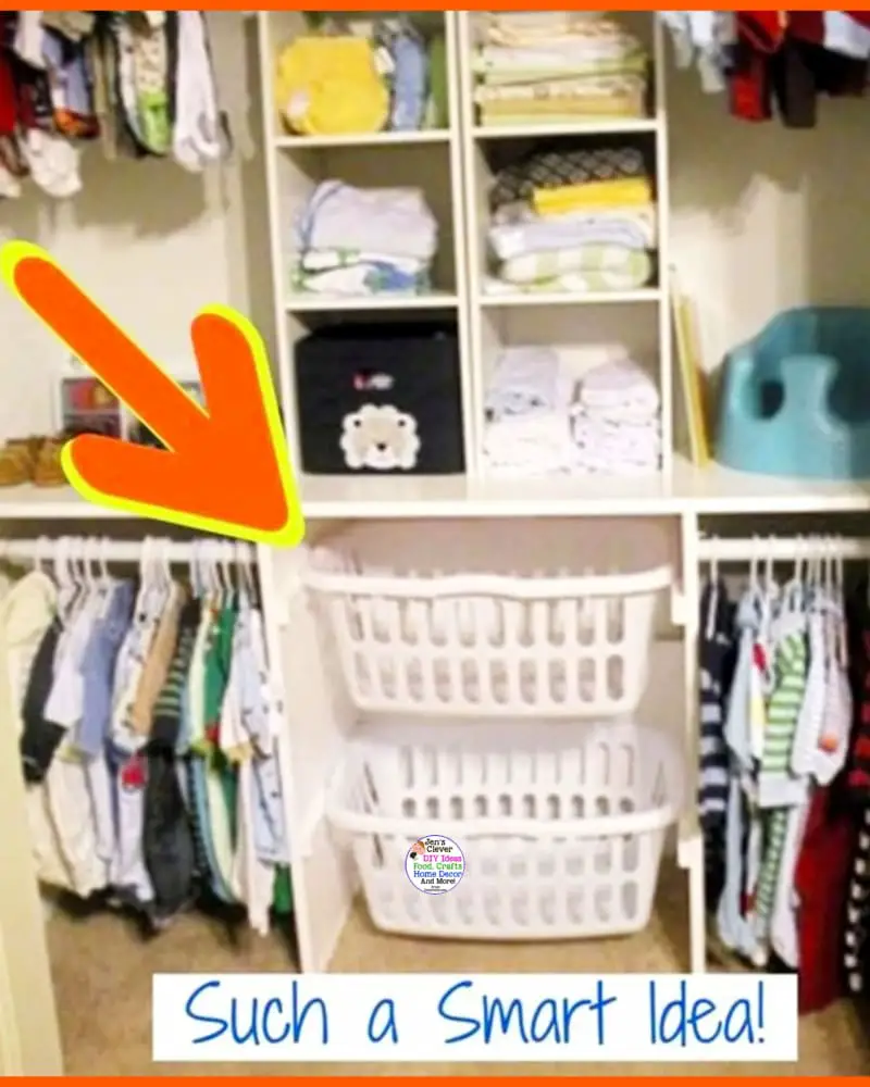 Newborn closet storage hacks to maximize space