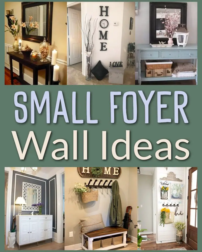 Foyer Wall Ideas - Small Entryway foyer wall decor, foyer decorating ideas for apartments / small house on a budget - modern, farmhouse, contemporary, grey living room, rustic hallway, entranceway, mirrors, tables and more small entryway interior design ideas