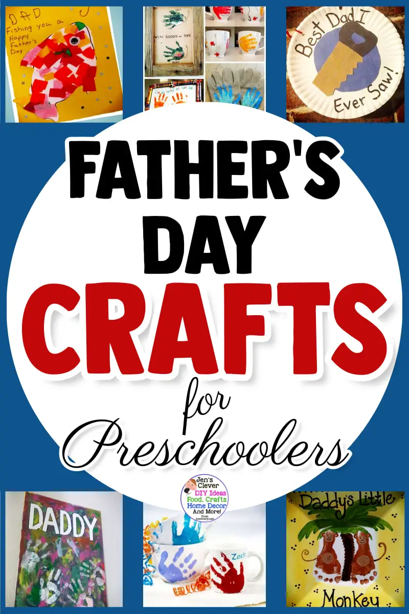 Father's Day Crafts For Preschoolers Toddlers and Kids of All Ages To Make as Easy DIY Gifts For Dad