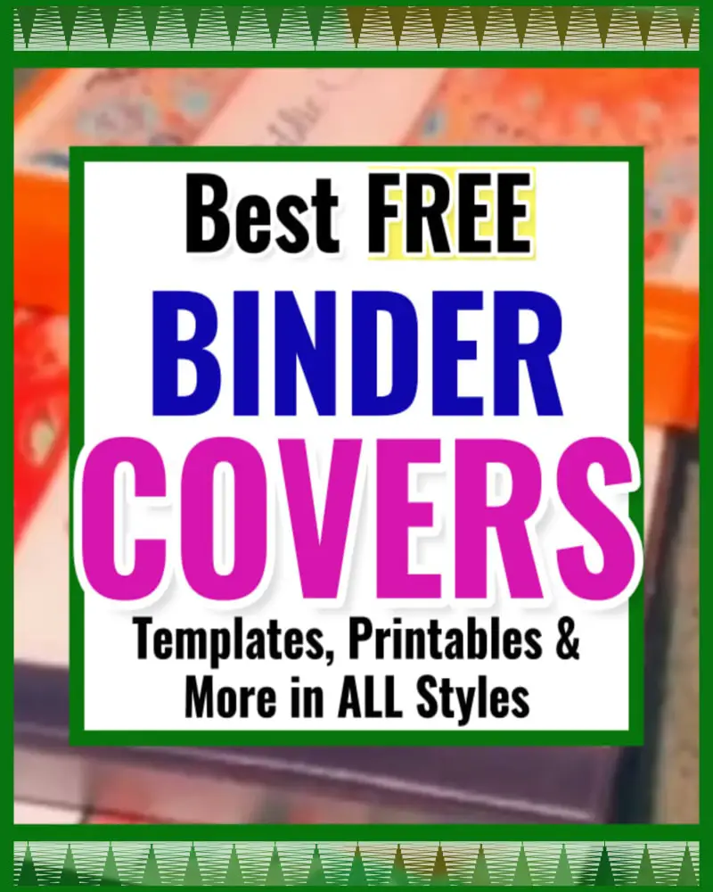 Cute Binders - Binder Covers Printable Templates Aesthetic Ideas and more free printable binder cover ideas