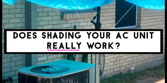 Does Shading Your Outdoor AC Unit With an Umbrella WORK?