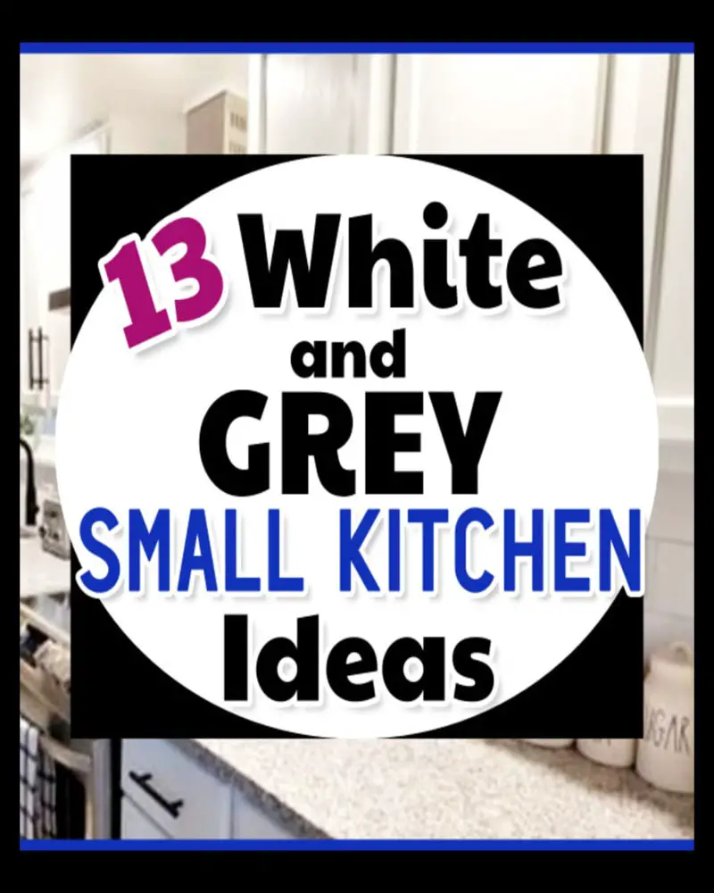 White and Grey Small Kitchen ideas - kitchen units, paint colors, gray cabinets, interior design, backsplash and tile ideas for a modern kitchen renovation - dark grey and light grey wood and farmhouse kitchen ideas as well as modern white and gray kitchen designs - high gloss too