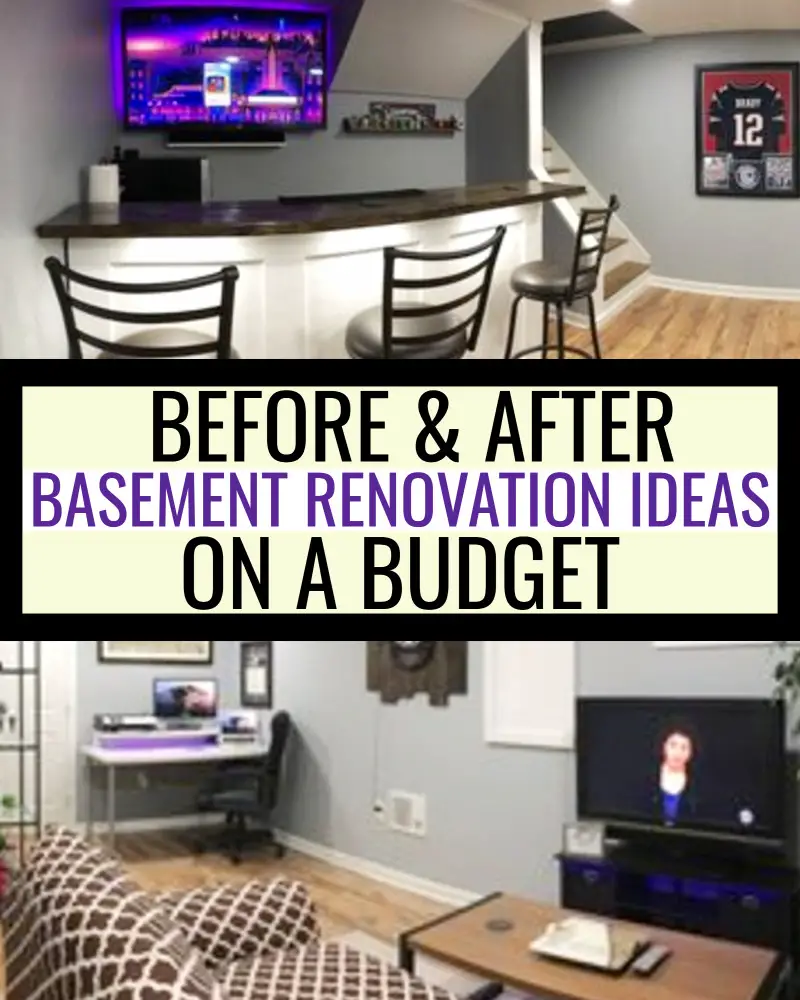 basement renovation ideas on a budget - refinishing basement ideas and basement remodel images - small finished basement ideas before and after tagged: simple, low ceiling, decorating, unfinished, living room, lounge, bedroom, bathroom, DIY, cozy