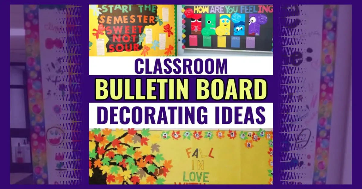 classroom bulletin board ideas - creative unique handmade decorations, themes, borders, charts and more