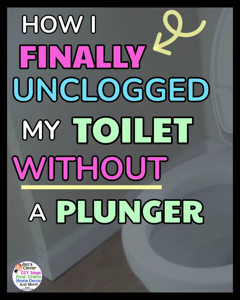 Clogged Toilet HACKS-how to UNCLog a clogged toilet WITHOUT a plunger. Try dish soap, saran plastic wrap, baking soda, vinegar and a DIY toilet plunger. Here;s what works to unclog a toilet when NOTHING works - ever SUPER clogged toilets that are more than just stopped up.