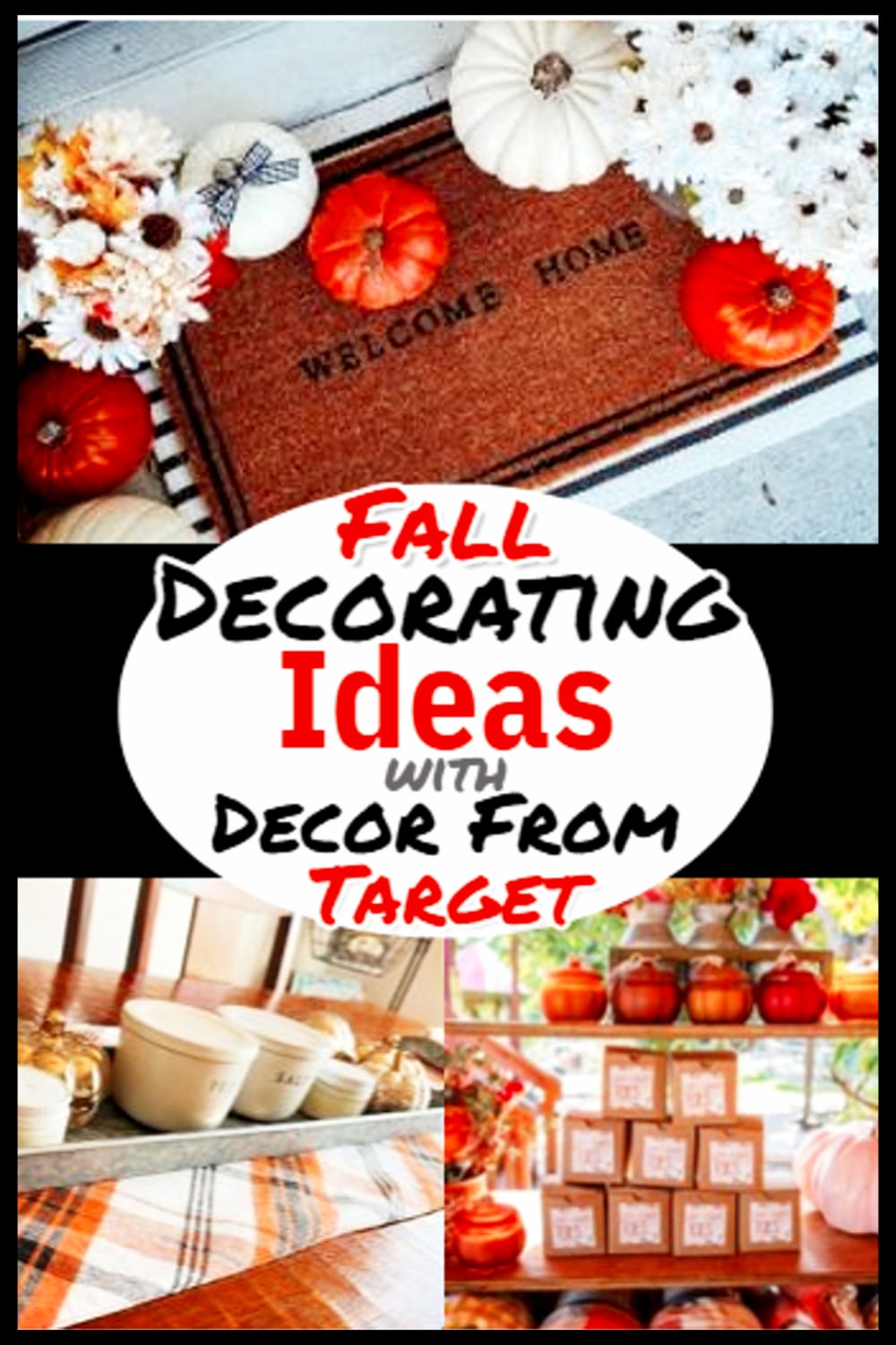 Fall decorating ideas with budget-friendly decor items from Target