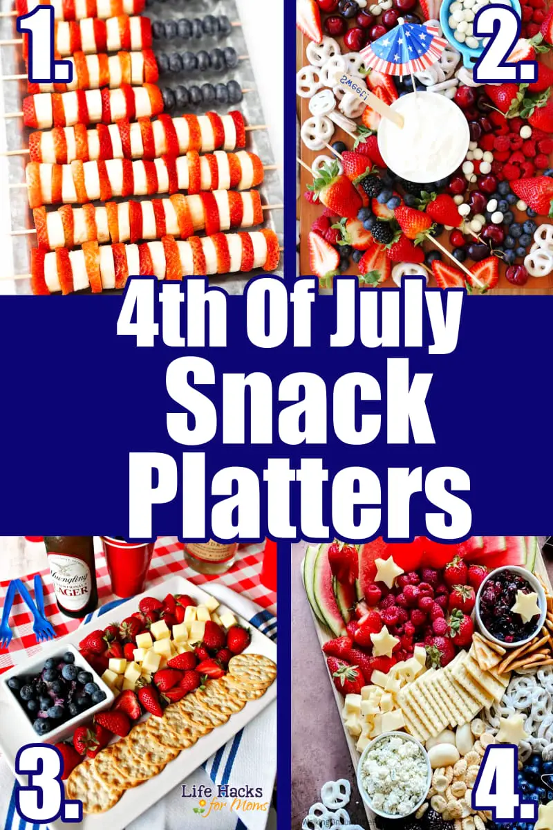 cheap party food platters for 4th of July cookout