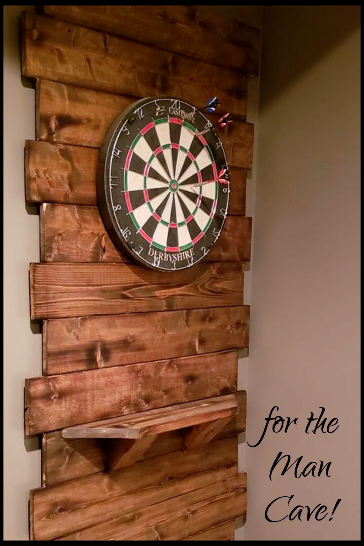 man cave dart board to make for my garage hangout