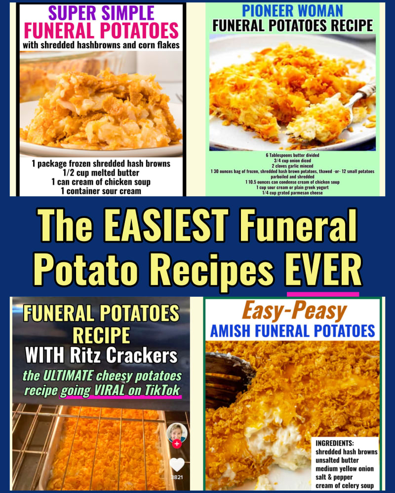 easy funeral food ideas - funeral potatoes casserole recipes
