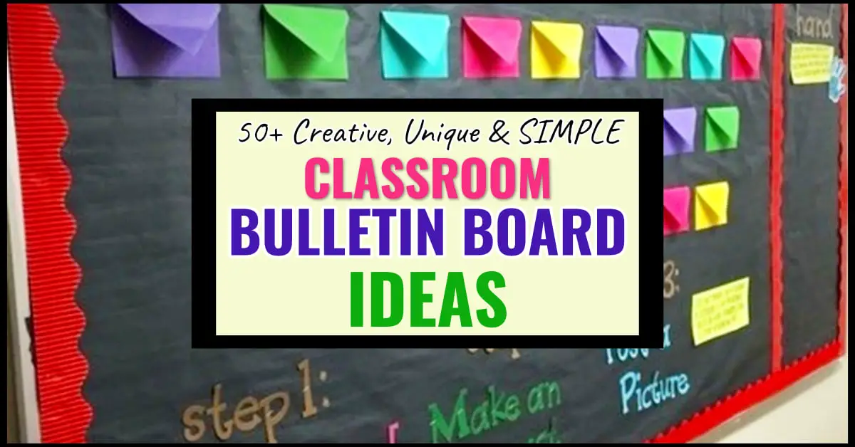 School Bulletin Board Ideas-50+ Unique Handmade Decorations To Copy