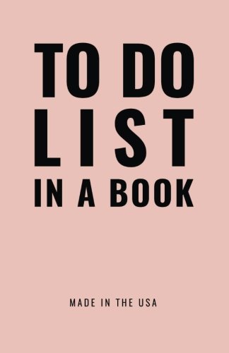 Rose Gold TO DO LIST IN A BOOK - Non Dated