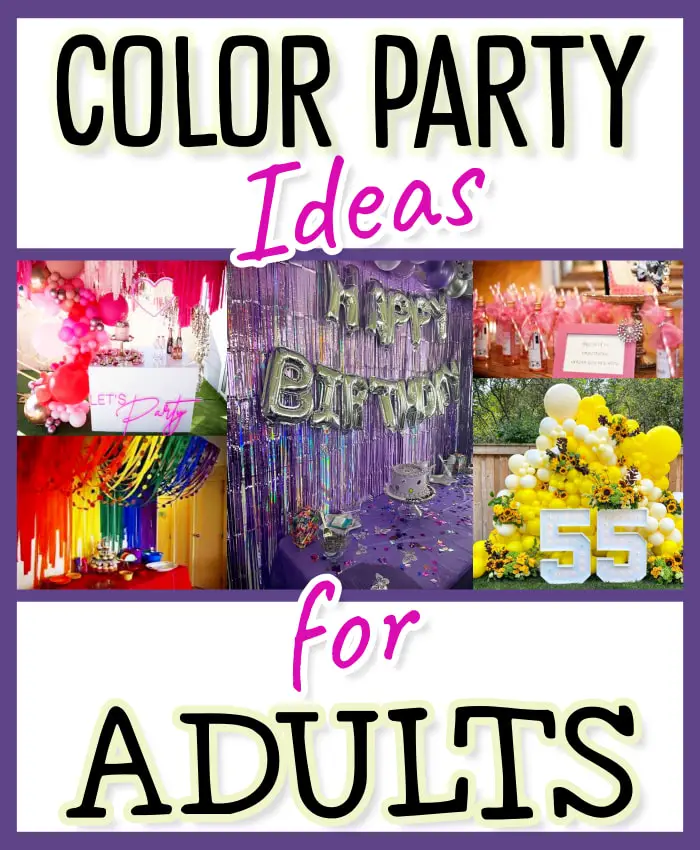 color party ideas for adults - tiktok trends, color ideas, themes, decorations and more for a grown up color party