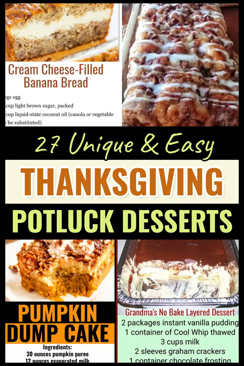 Thanksgiving potluck desserts for a crowd