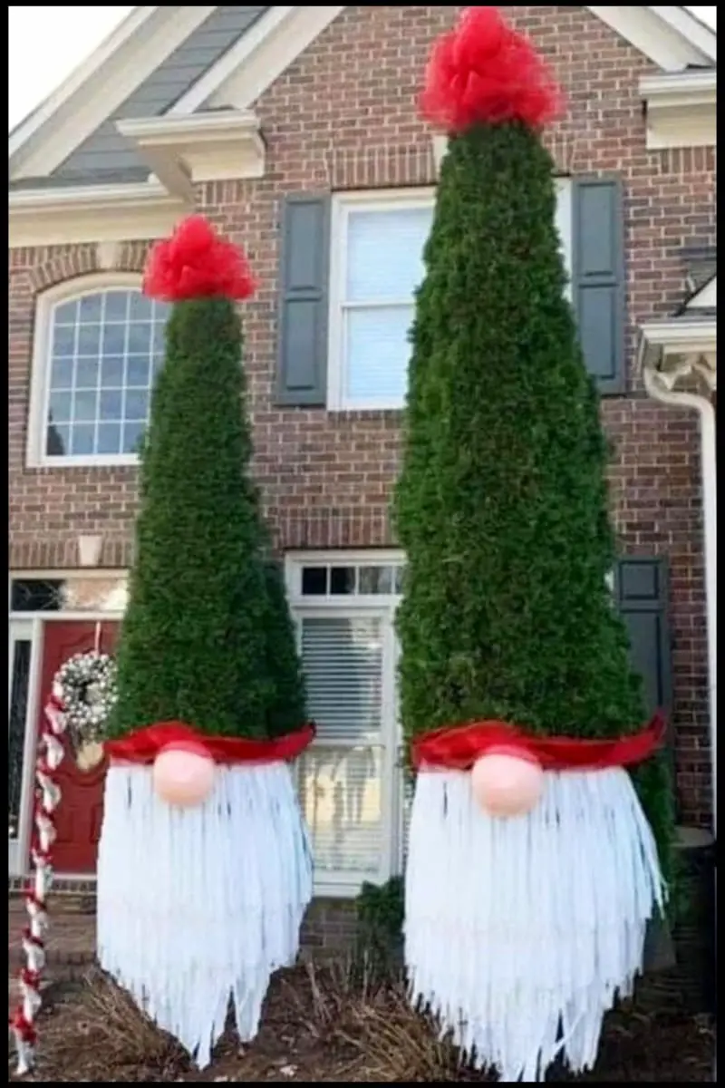 Gnome Christmas Tree Ideas-How To Make Outdoor Gnome Trees 2022