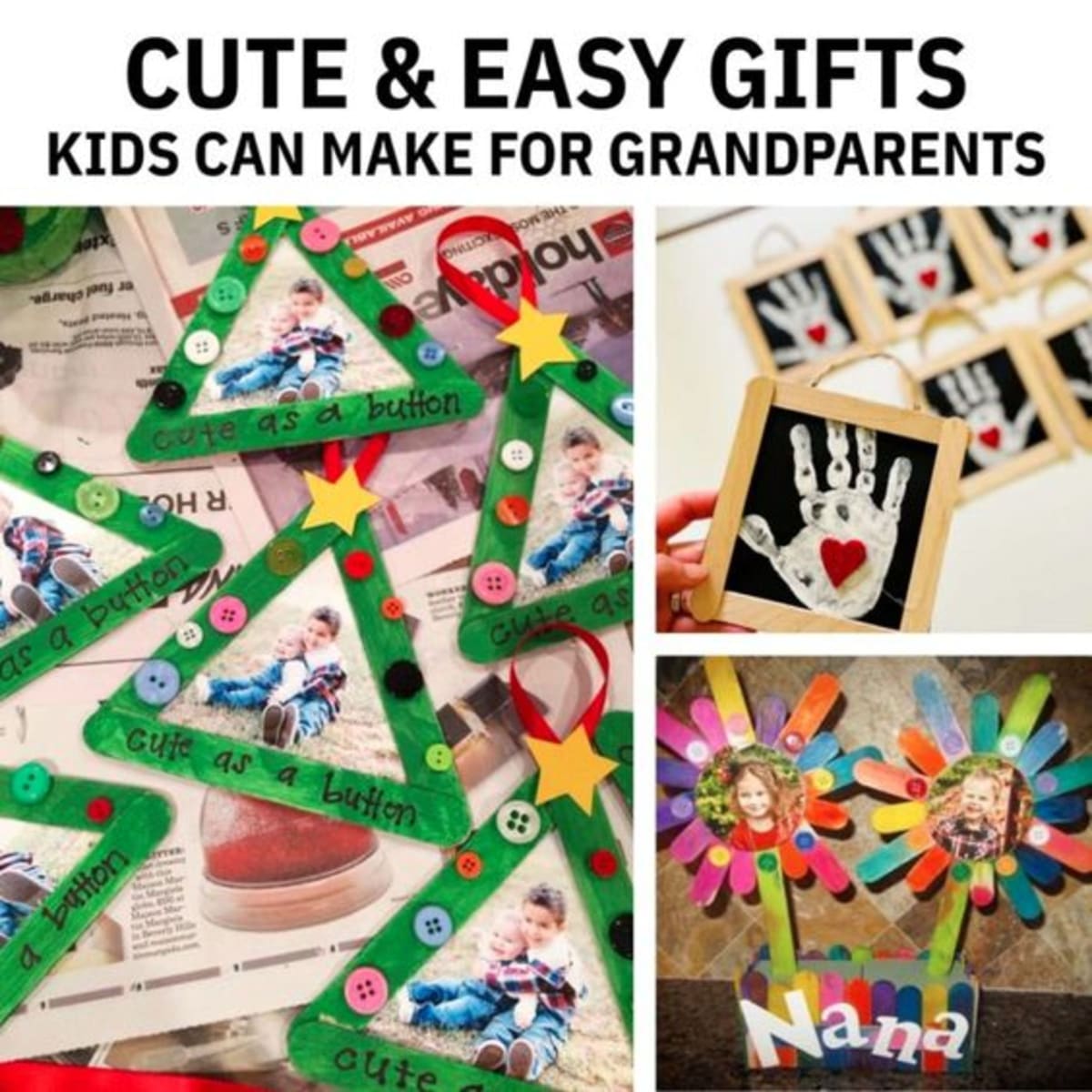 Grandparent Gifts Kids Can Make