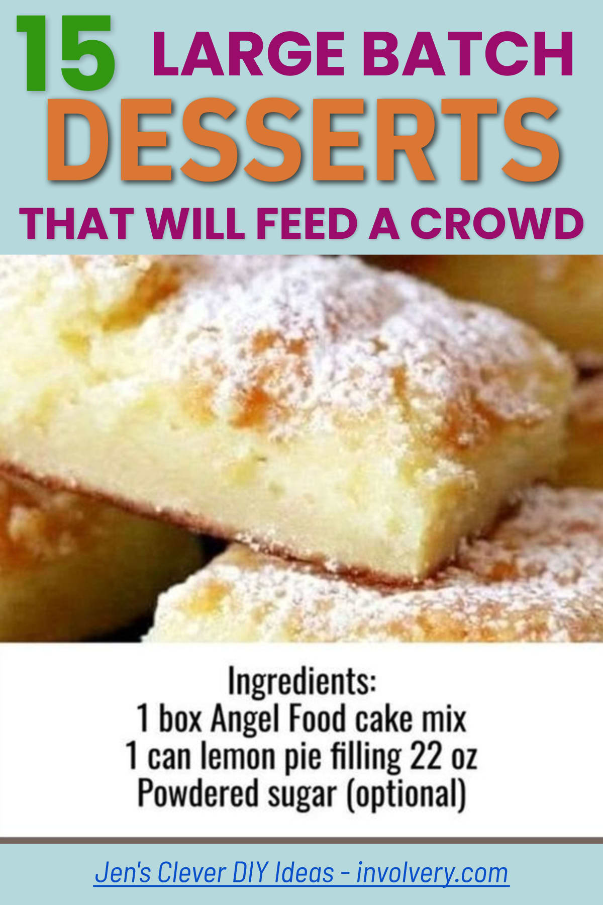 Inexpensive Desserts For Large Groups