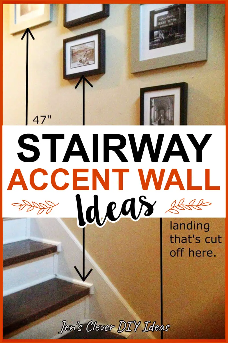 stairway accent wall ideas