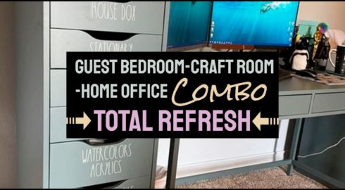 Home Office-Guest Room-Craft Room COMBO Total Refresh Ideas For My Multipurpose Spare Bedroom