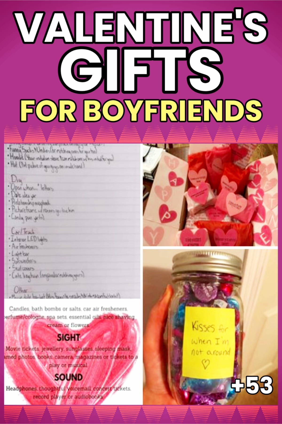 Valentine's Day gifts for boyfriend to make - baskets, romantic, DIY, gamer, aesthetic, senses, last minute, cheap, creative, cute bf gift ideas for him - spoiling him for Vday