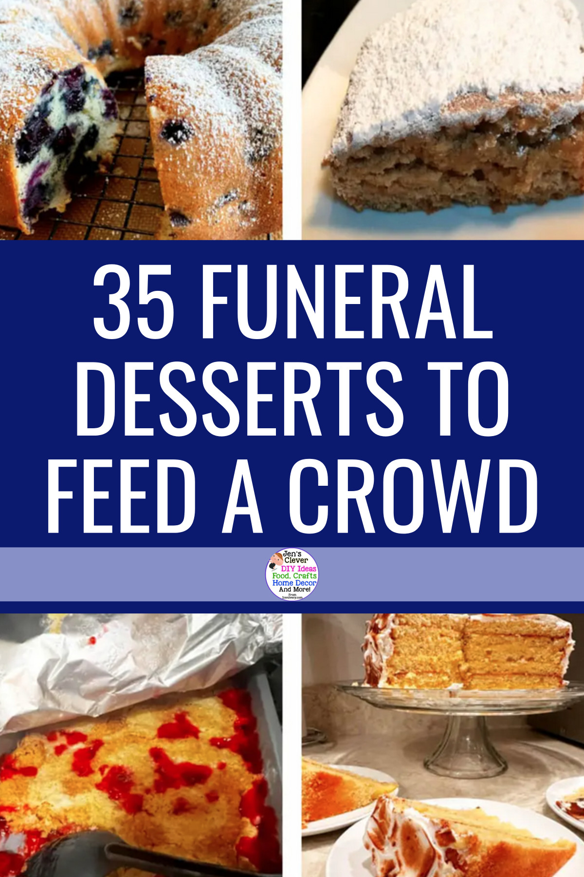 Funeral Desserts-Easy Dessert Ideas For a Potluck-Style Funeral Dessert Table