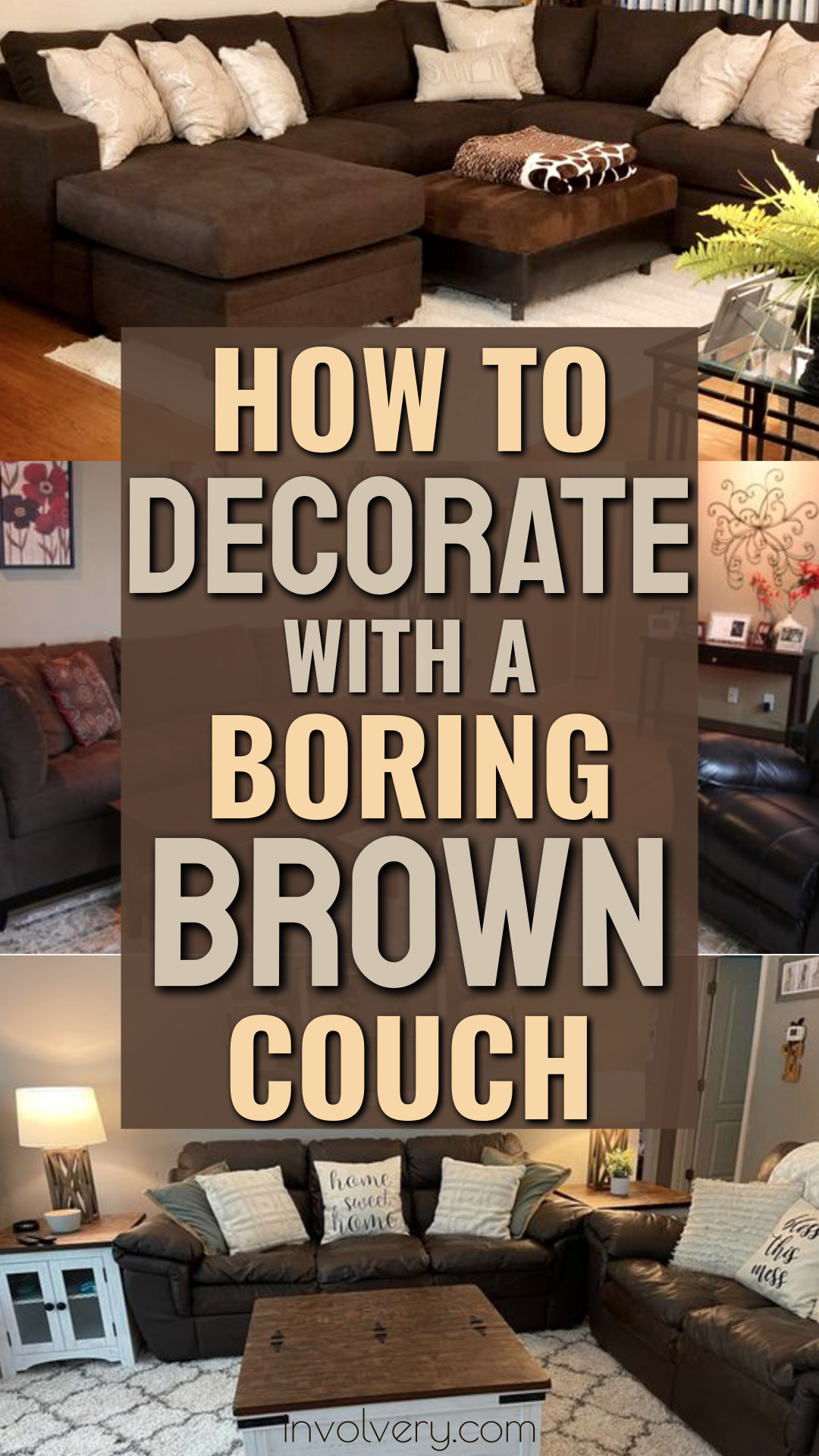 Brown Couch Living Room Decorating Ideas And Cozy Color Schemes