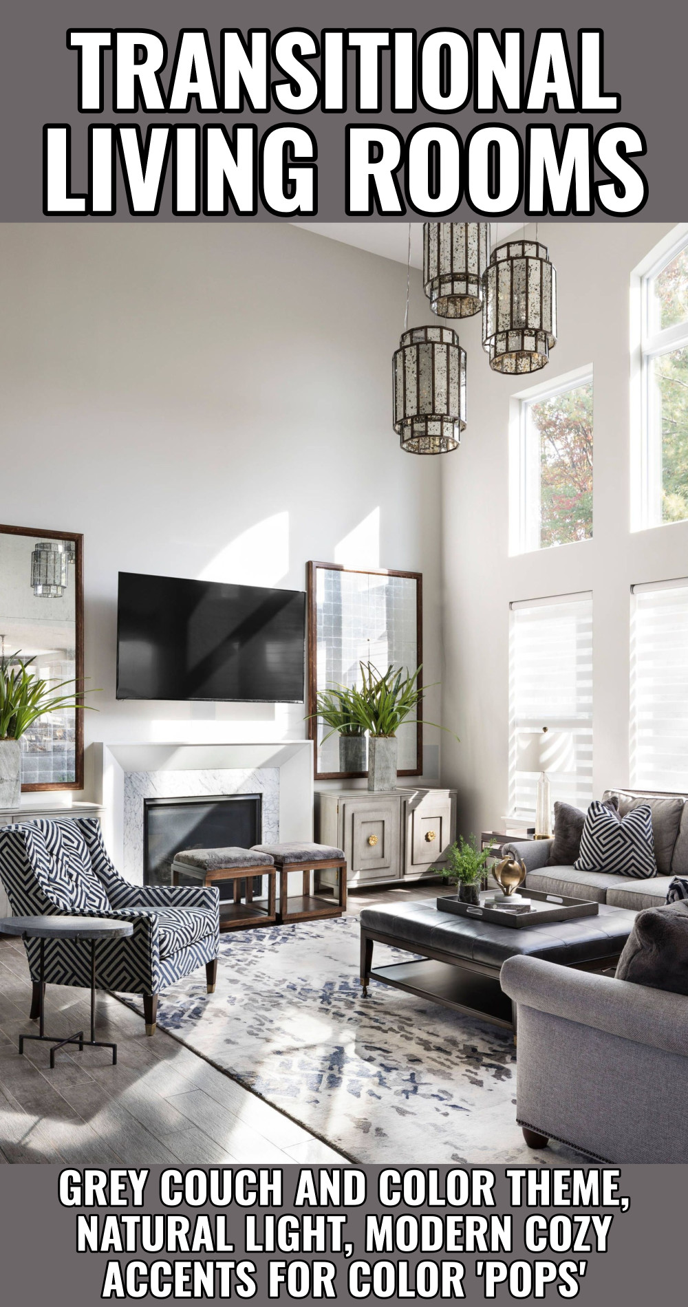 17 Transitional Living Room Ideas For A Cozy (NOT Farmhouse) Room ...