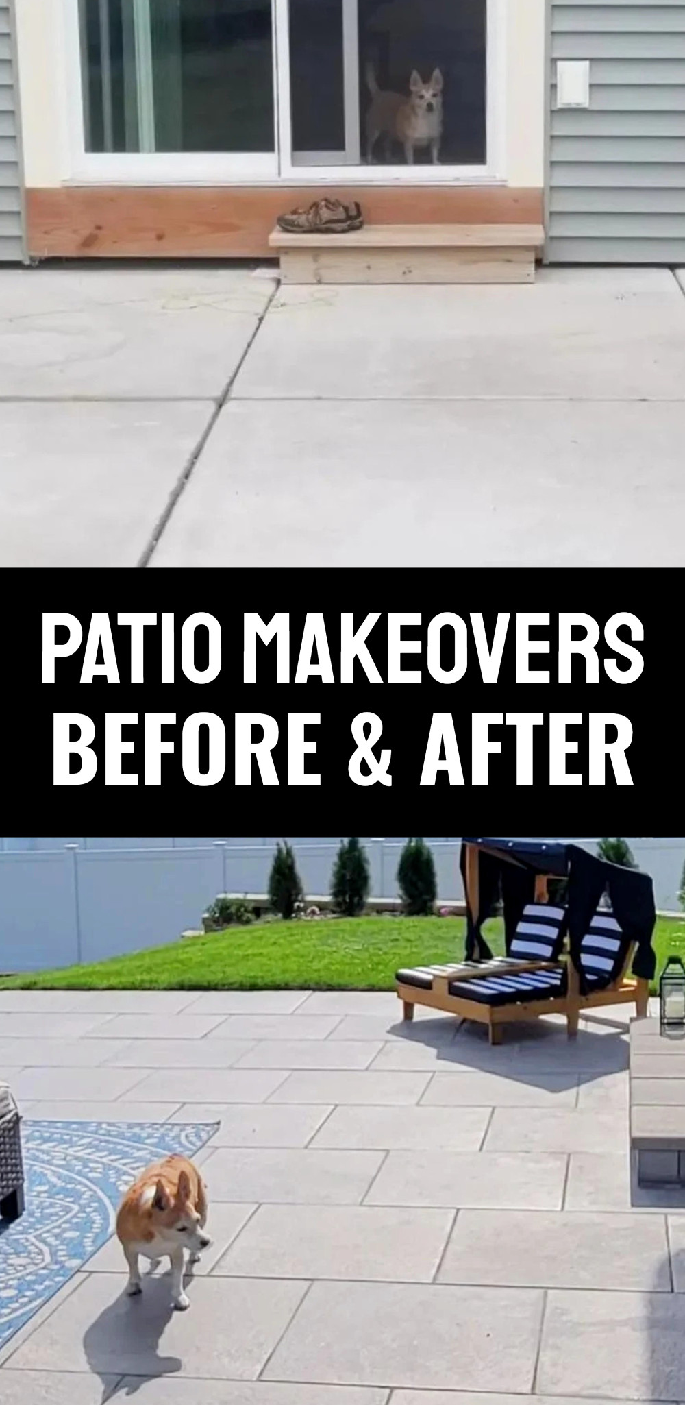Ugly Concrete Patio and Porch Floor Makeover Ideas, Tips & Before/After ...