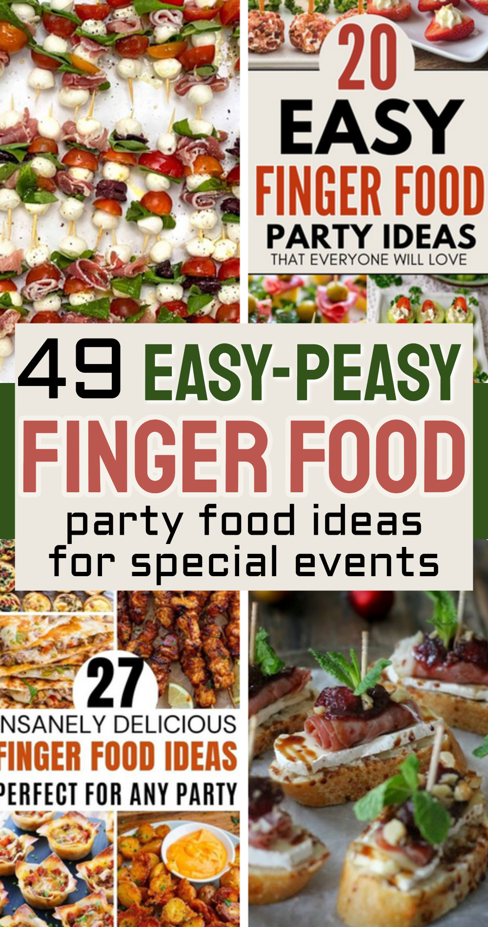 Book Club Food Last Month Plus Jen's Favorite Appetizers - April Newsletter