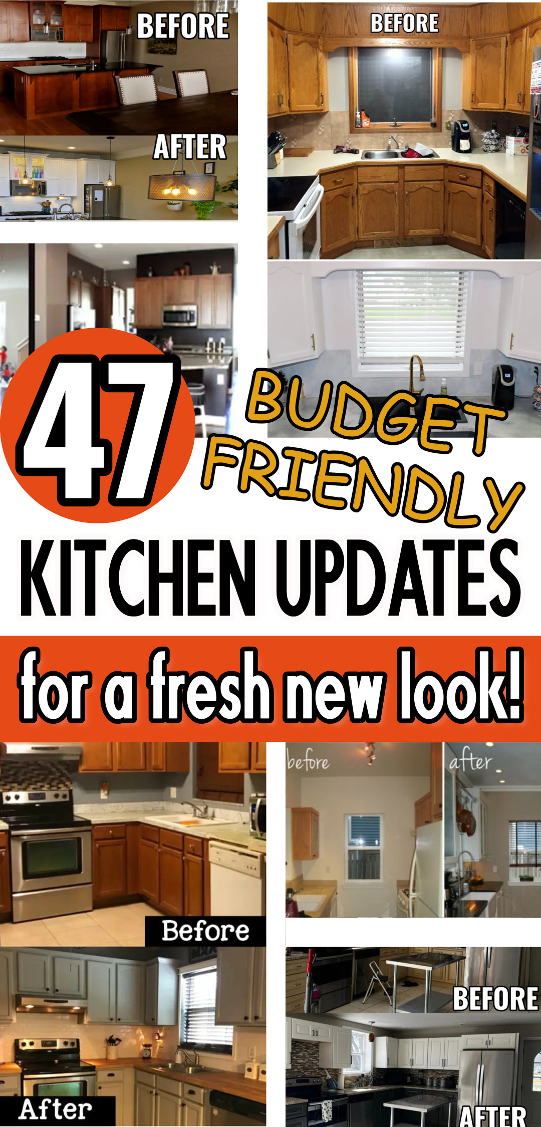 Curated visual reference: Visual Reference: 47 Budget Friendly Kitchen Updates For A Fresh New Look
